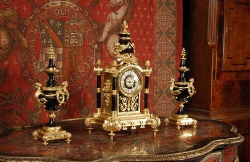 fig 1. ***SOLD***** Japy Freres Antique Ebonised Wood ~ French - Circa 1890 ~